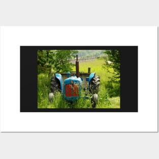 Fordson Dexta traktor castleton derbyshire Posters and Art